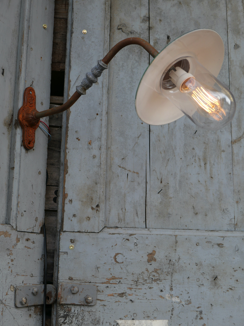 applique Lampe de cour, col de cygne exterieur